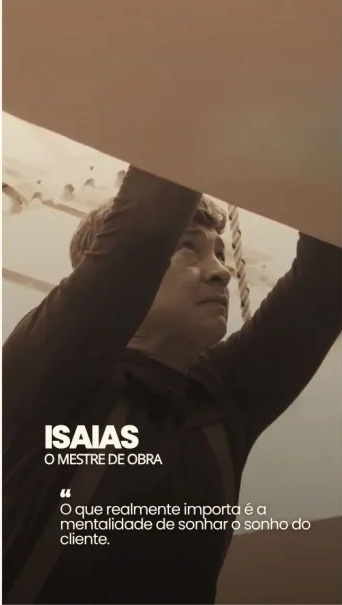 Isaias — o mestre de obra